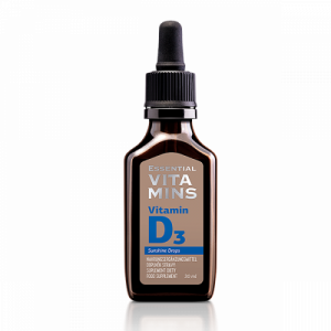 Esencijalni vitamini. Vitamin D3, 30 ml