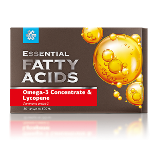 Esencijalne masne kiseline. Omega-3 i likopen, 30 kapsula