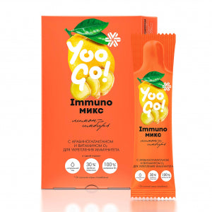 Ioo Go! Immuno Mik (Limun-đumbir), prašak za pripremu napitka, 8 porcija po 10 g